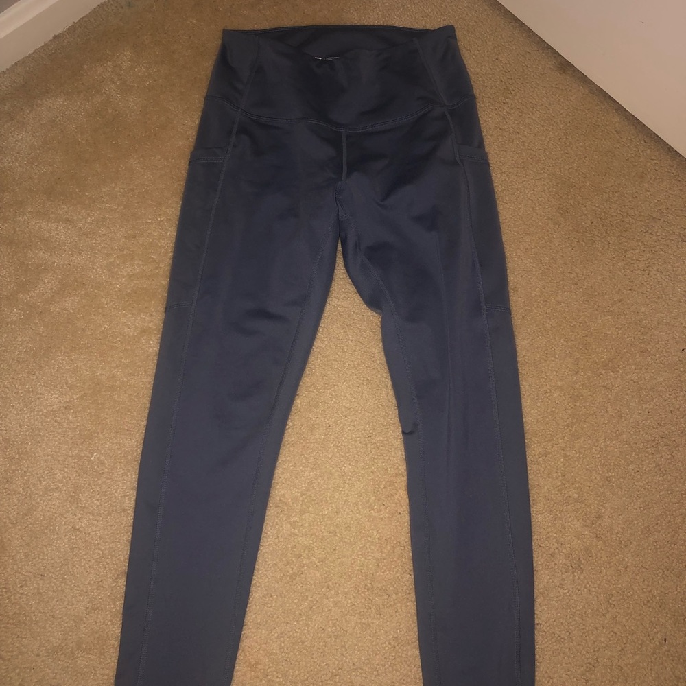 Zella light blue/gray leggings